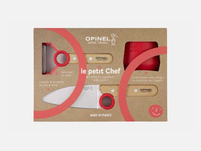Opinel Le Petit Chef Red Set