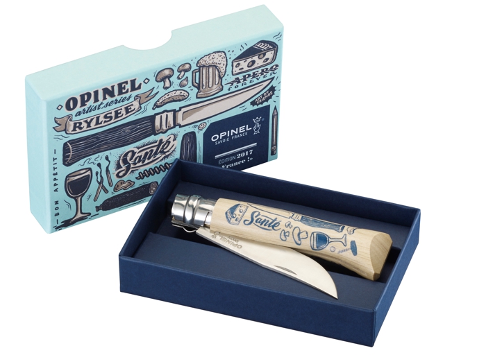 Opinel Nóż Inox Edition France By Rylsee 08