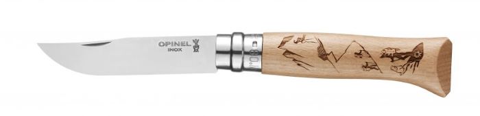 Opinel Nóż Inox Engraving Hiking No.08 002186