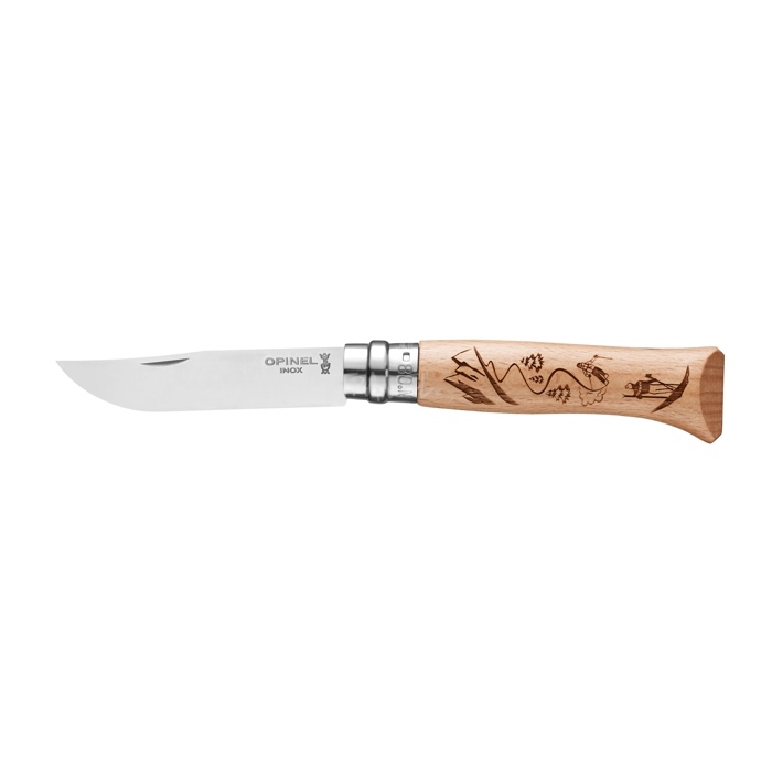 Opinel Nóż Inox Engraving Ski No.08 002188
