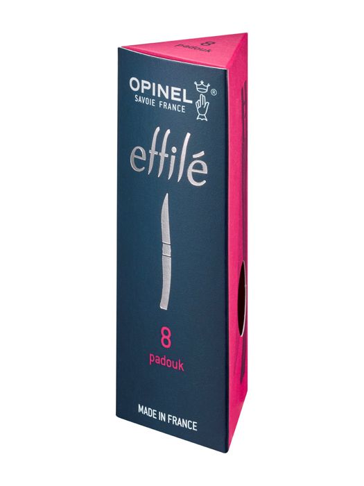 Opinel Noże Slim Padauk Mirror Blade 08/10/12/15