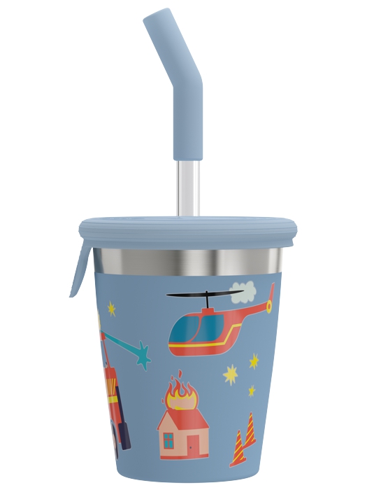 SIGG Kubek dla dzieci ze słomką Pompier 0.35L