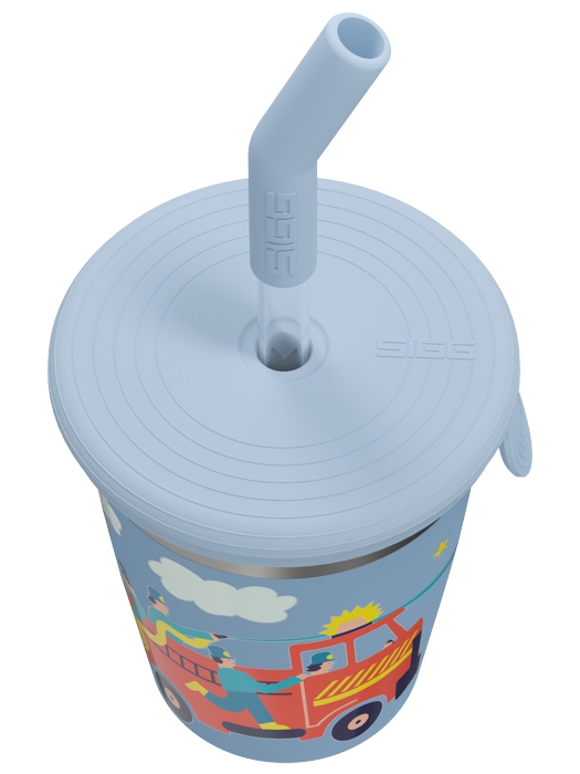 SIGG Kubek dla dzieci ze słomką Pompier 0.35L