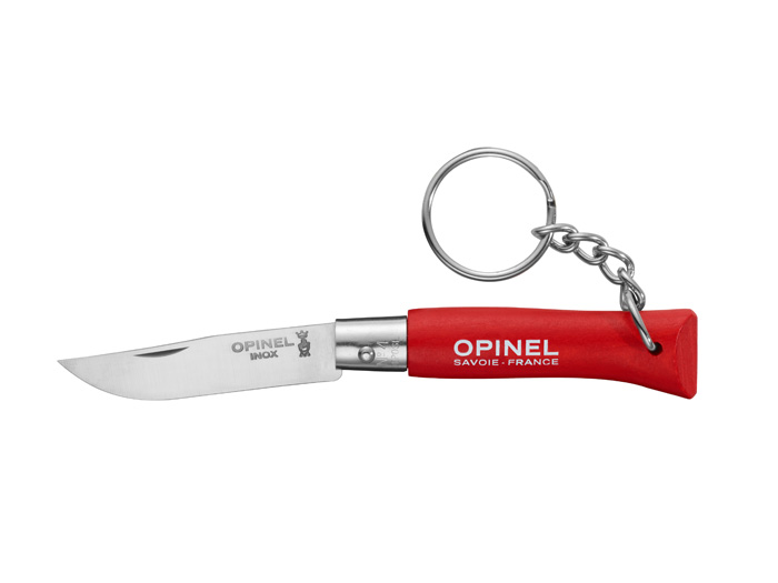 OPINEL Nóż Inox Colorama brelok No.4 Red 002055