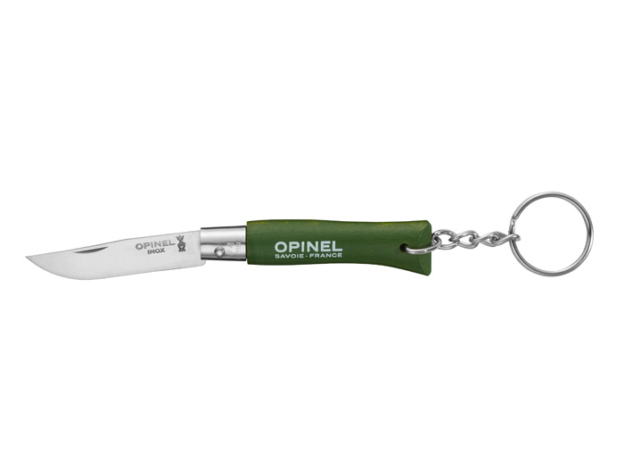 OPINEL Nóż Inox Colorama brelok No.4 Khaki 002054
